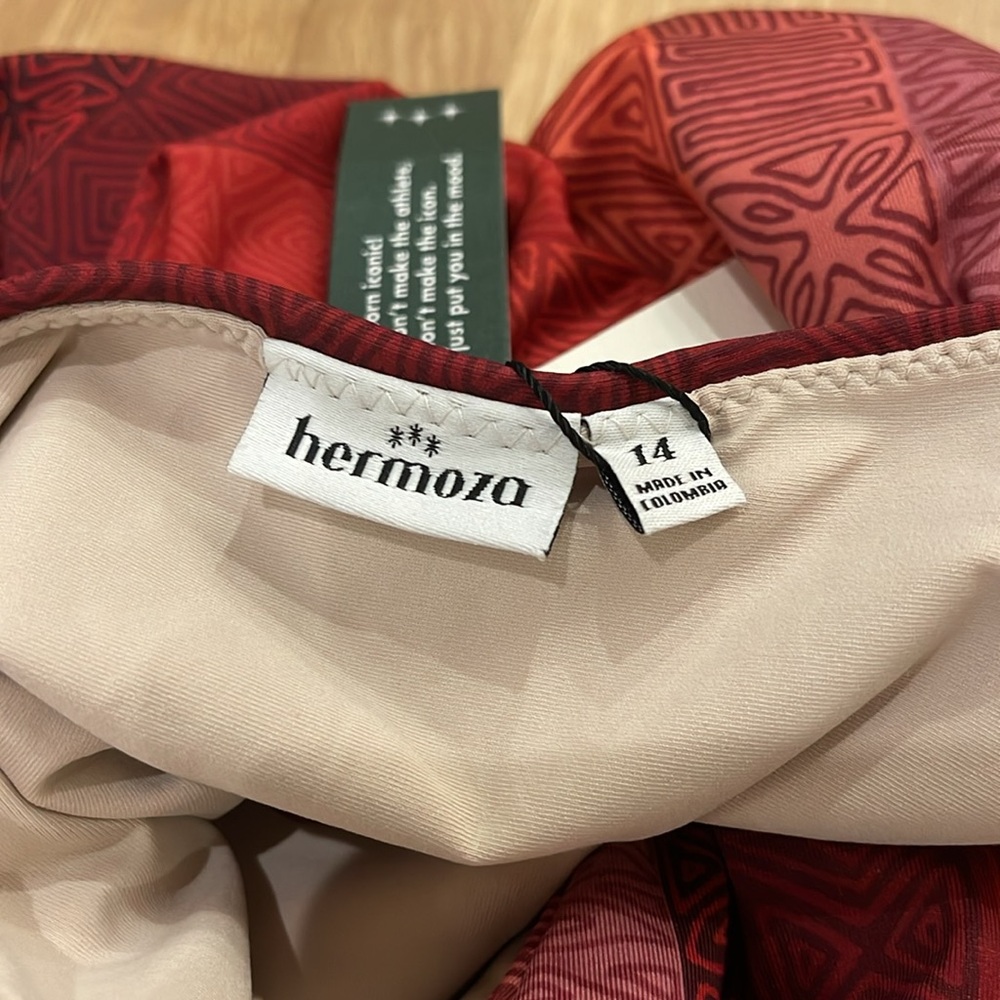 NWT Hermoza Leonor Ombré Tapa 14 Aztec Printed Criss Cross Back - Picture 13 of 14